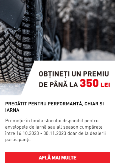 Promotie anvelope iarna Bridgestone