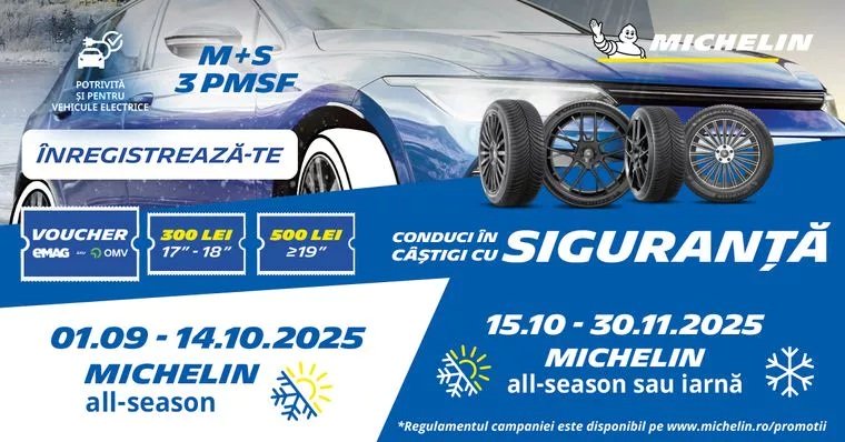 Promotie anvelope iarna Michelin