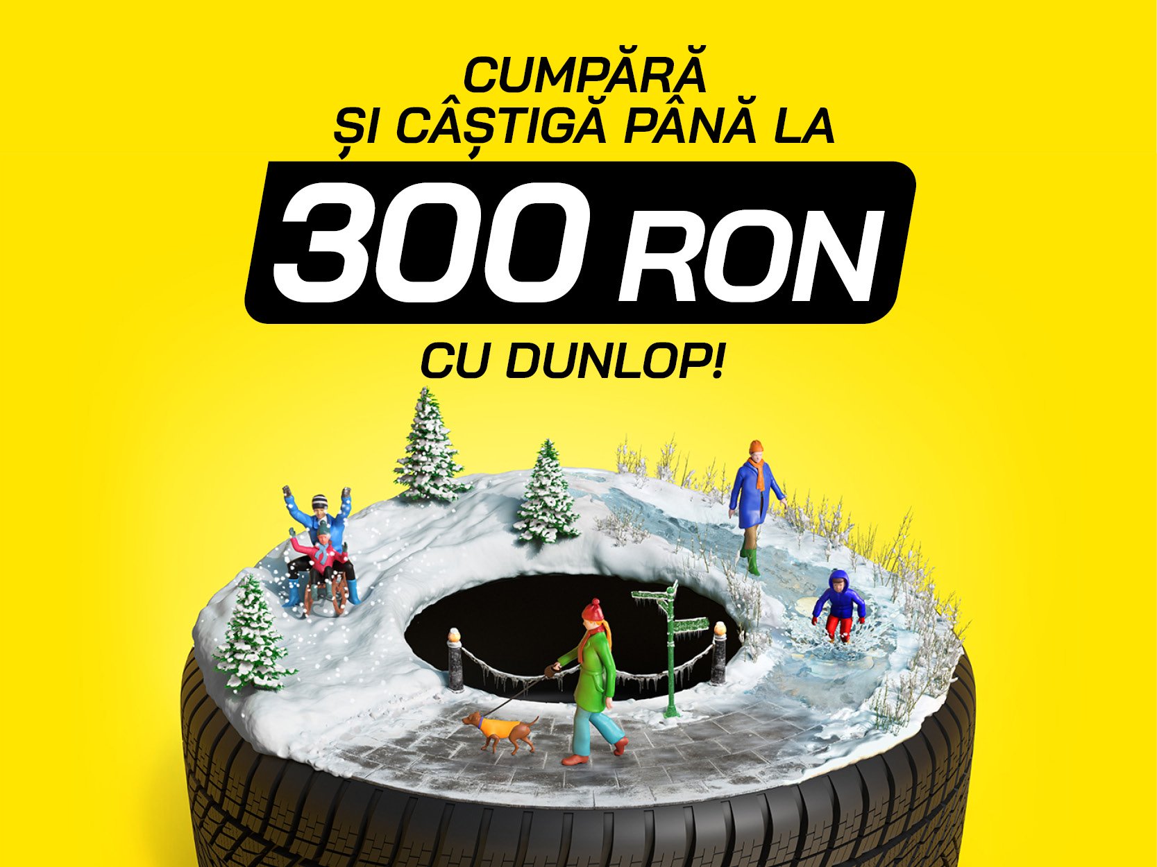 Promotie anvelope iarna Dunlop