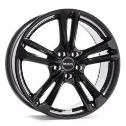 Jante alia MAK EMBLEMA GLOSS BLACK CB76 8X18 5X114.3 ET50