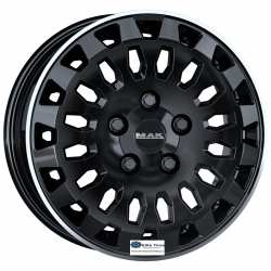 Jante aliaj MAK OVERLAND GLOSS BLACK MIRROR RING CB89.1 6.5X16 5X130 ET55