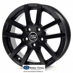 Jante aliaj MSW 22 MATT BLACK 6.5x16 4x108 ET18 65,06