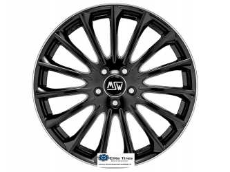 Jante aliaj MSW 30 GLOSS BLACK POLISHED LIP 7.5x18 5x112 ET44