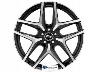 Jante aliaj MSW 40 GLOSS BLACK FULL POLISHED 7.5x19 5x108 ET45