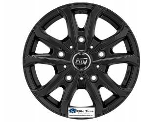 Jante aliaj MSW 48 VAN MATT BLACK 6.5x16 5x160 ET60 65