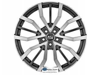 Jante aliaj MSW 49 GLOSS GUN METAL FULL POLISHED 8x19 5x127 ET50 71,60
