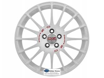 Jante aliaj OZ SUPERTURISMO WRC WHITE RED LETTERING 7X17 4X108 ET42