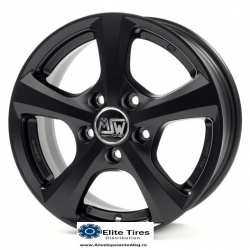 Jante aliaj MSW 19 W MATT BLACK 6X14 4X100 ET38