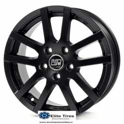 Jante aliaj MSW 22 MATT BLACK 5.5X14 4X100 ET35