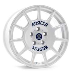 Jante aliaj SPARCO TERRA WHITE BLUE LETTERING 7X16 5X100 ET35