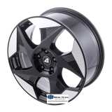 Jante aliaj ALUTEC SOLAR DIAMOND-BLACK CB70.1 8X19 5X114.3 ET46