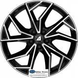 Jante aliaj ALUTEC ADX.02 DIAMANT-SCHWARZ-FRONTPOLIERT CB57.1 7.5X18 5X112 ET45
