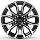 Jante aliaj DEZENT KC DARK CB106.1 7.50X17 6X139.70 ET30