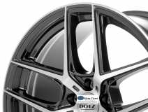 Jante aliaj DOTZ LAGUNASECA DARK CB70.1 8X19 5X108 ET45