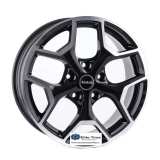 Jante aliaj MAK LIBERTY BLACK MIRROR CB72 7.5X17 5X108 ET39