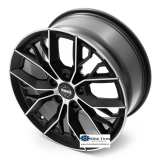 Jante aliaj MOMO MASSIMO MATT BLACK POLISHED CB72.3 7.5X17 5X108 ET50