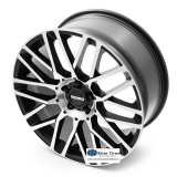 Jante aliaj MOMO REVENGE EVO MATT BLACK POLISHED CB72.3 7X17 5X112 ET45