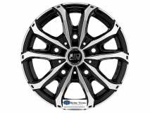Jante aliaj MSW 48 VAN GLOSS BLACK FULL POLISHED 6.5x16 5x120 ET60 65,06