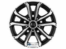 Jante aliaj MSW 48 VAN GLOSS BLACK FULL POLISHED 6.5x16 5x130 ET55 89,10