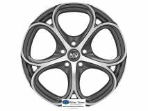 Jante aliaj MSW 82 MATT GUN METAL FULL POLISHED 9x20 5x110 ET31 65,06