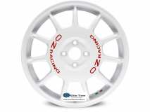 Jante aliaj OZ LEGGENDA WHITE RED LETTERING 7X17 4X100 ET37