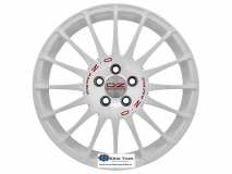 Jante aliaj OZ SUPERTURISMO WRC WHITE RED LETTERING 7X17 4X108 ET42