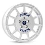 Jante aliaj SPARCO TERRA WHITE BLUE LETTERING 7.5X17 5X114,30 ET45