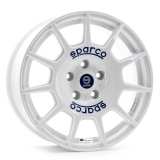 Jante aliaj SPARCO TERRA WHITE BLUE LETTERING 7X16 4X108 ET25 65,06